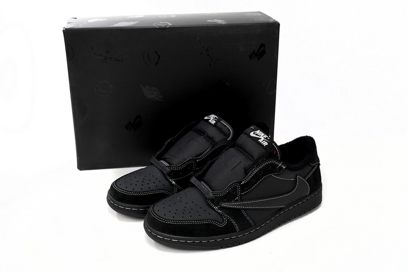 🔥 Travis Scott x Air Jordan 1 Low Black Phantom