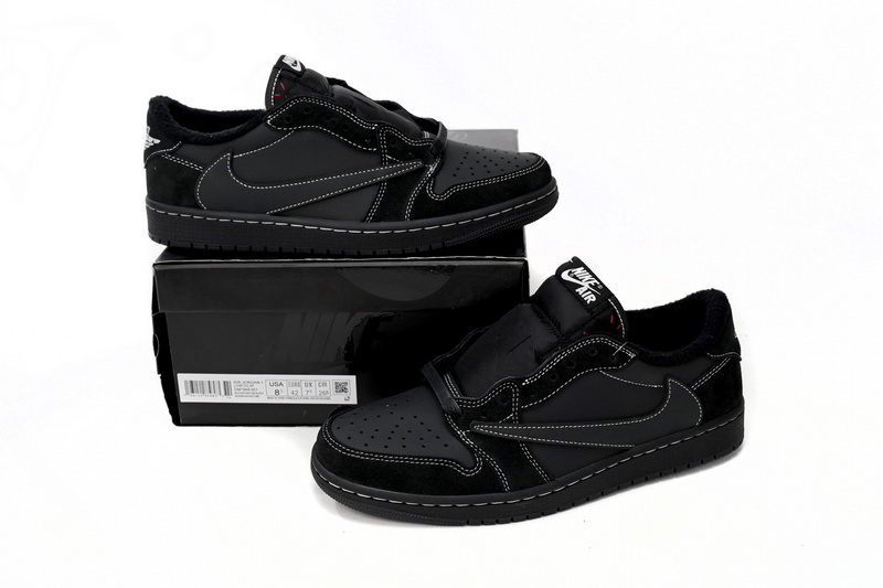 🔥 Travis Scott x Air Jordan 1 Low Black Phantom