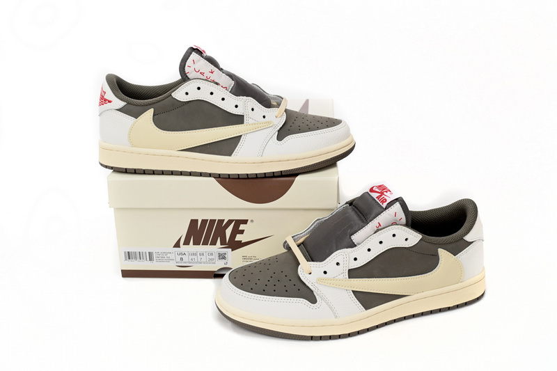 XH Travis Scott x Air Jordan 1 Low Reverse Mocha