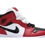 MID Air Jordan 1 Mid Chicago Black Toe