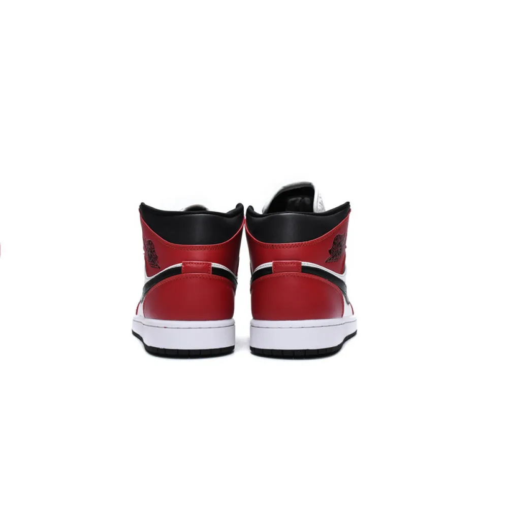 MID Air Jordan 1 Mid Chicago Black Toe