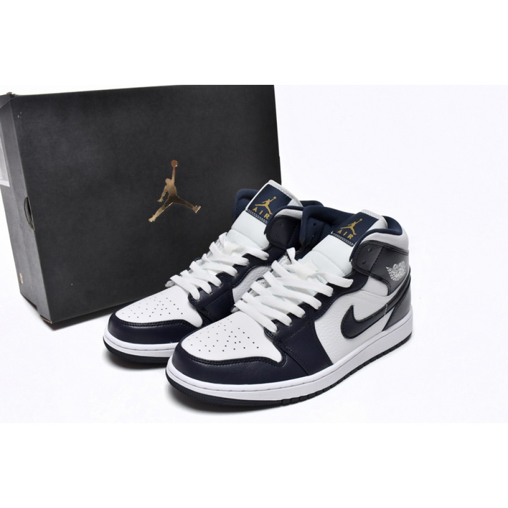 MID Air Jordan 1 Mid Obsidian