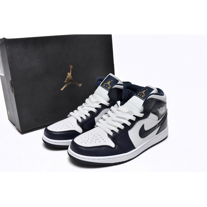 MID Air Jordan 1 Mid Obsidian