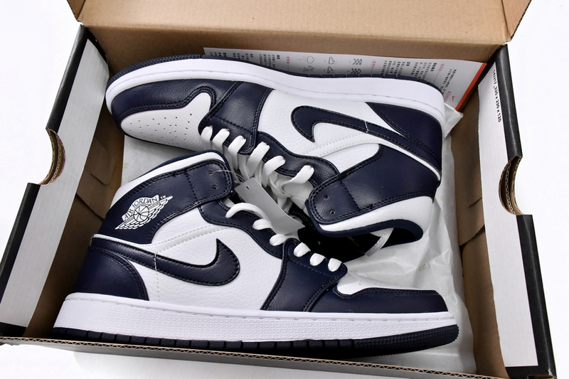 MID Air Jordan 1 Mid Obsidian