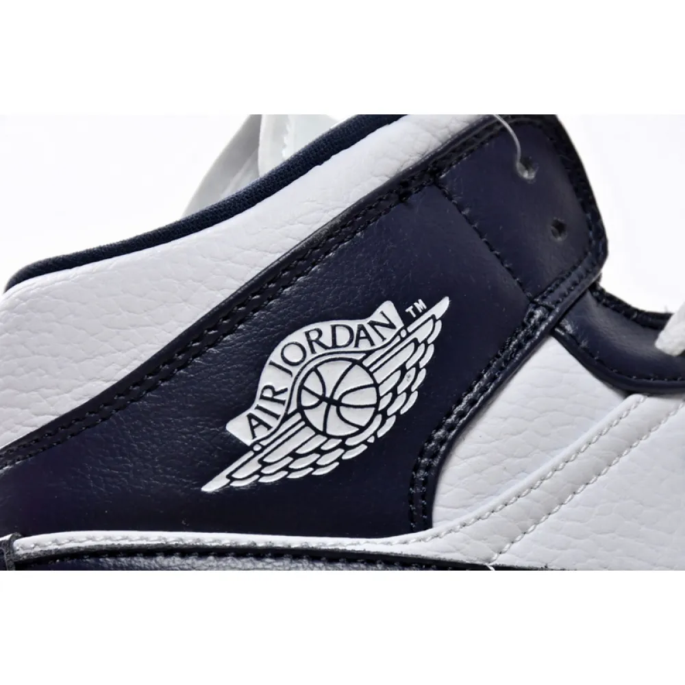 MID Air Jordan 1 Mid Obsidian