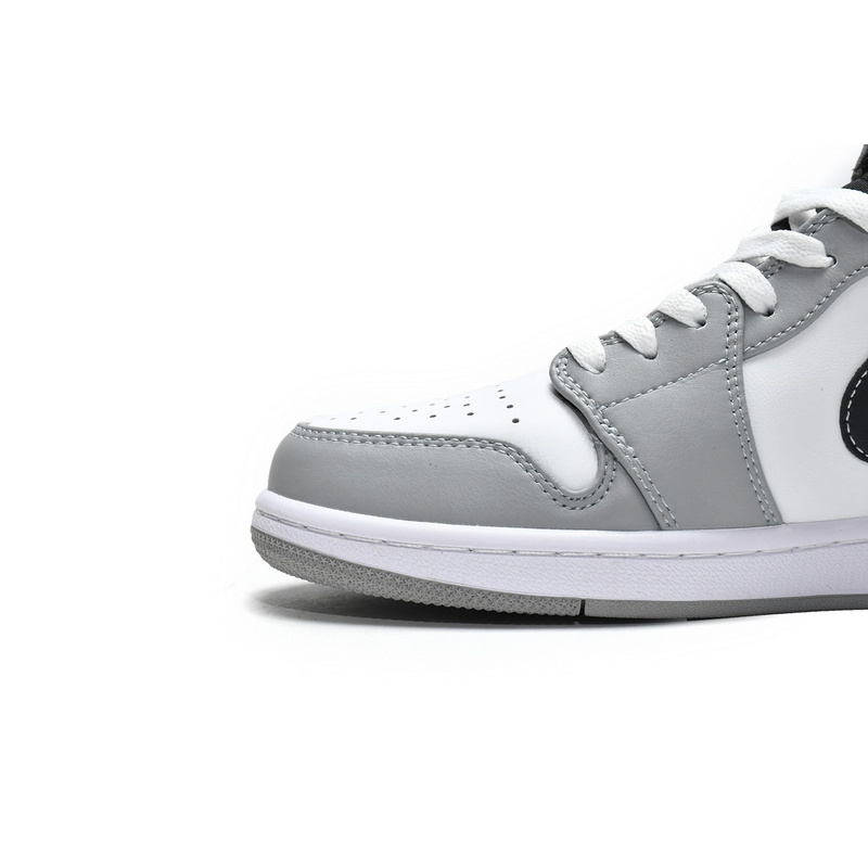 MID Air Jordan 1 Mid Light Smoke Grey 554724-078