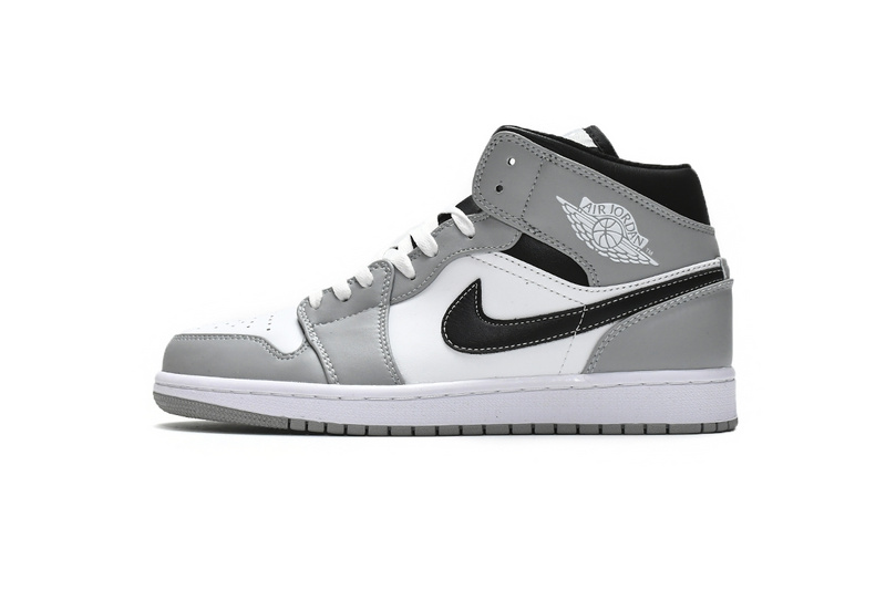 MID Air Jordan 1 Mid Light Smoke Grey 554724-078