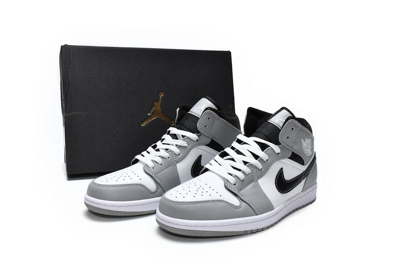 MID Air Jordan 1 Mid Light Smoke Grey 554724-078