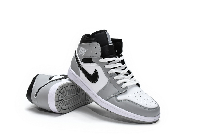 MID Air Jordan 1 Mid Light Smoke Grey 554724-078