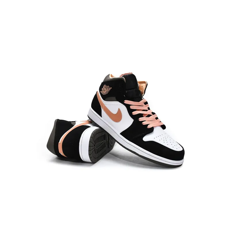 MID Air Jordan 1 Mid SE Peach Mocha