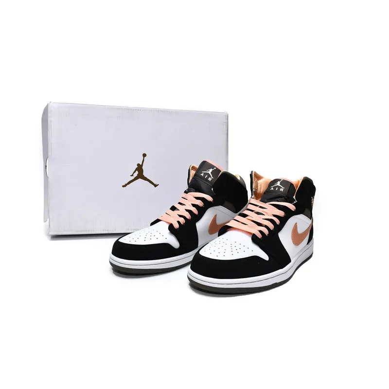 MID Air Jordan 1 Mid SE Peach Mocha