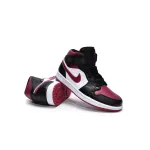 MID Air Jordan 1 Mid Bred Toe