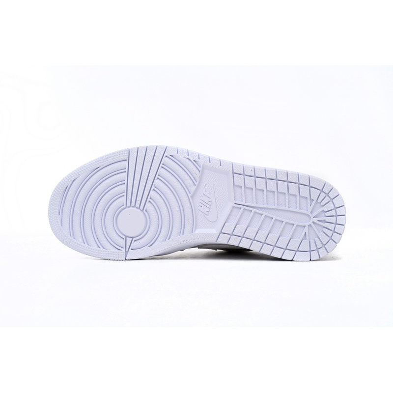 XH Air Jordan 1 Low Quilted “Triple White”