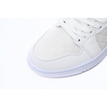 XH Air Jordan 1 Low Quilted “Triple White”