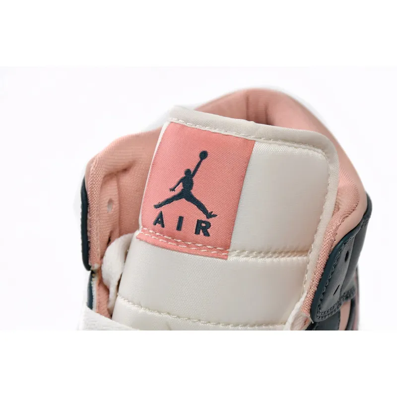 MID Air Jordan 1 Pink Green