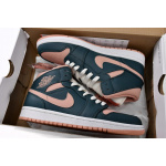 MID Air Jordan 1 Pink Green