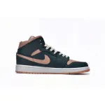 MID Air Jordan 1 Pink Green