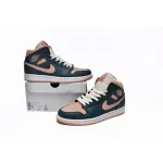 MID Air Jordan 1 Pink Green