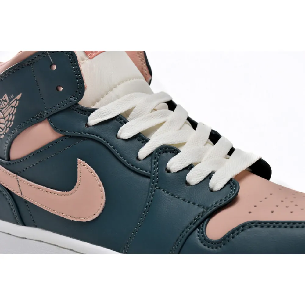 MID Air Jordan 1 Pink Green