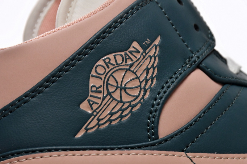 MID Air Jordan 1 Pink Green