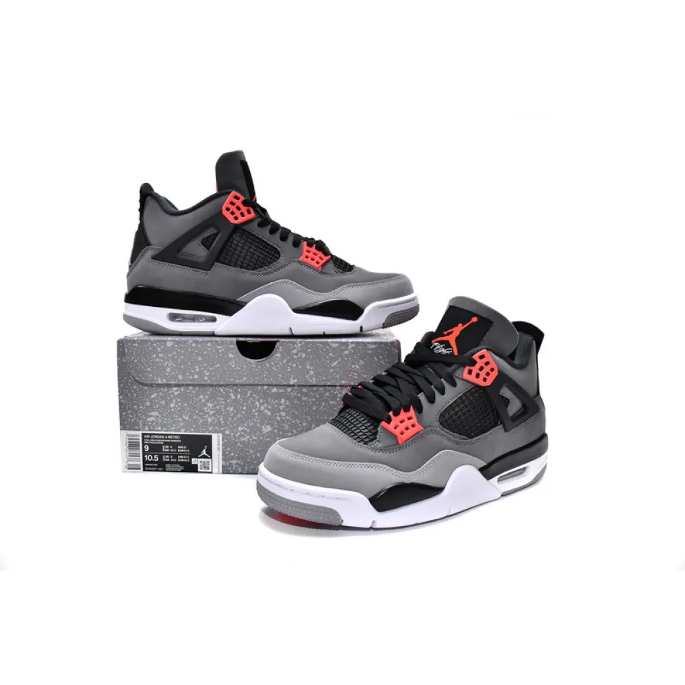  BS Batch Air Jordan 4 Red Glow Infrared