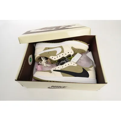 PRO  Travis Scott x Air Jordan 1 Low Black, White, Green