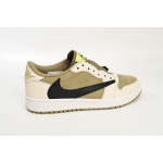  PRO  Travis Scott x Air Jordan 1 Low Black, White, Green