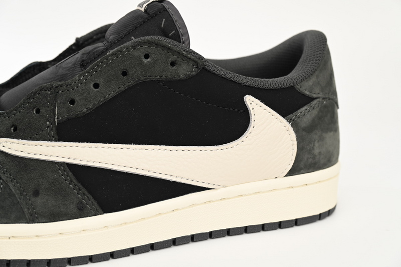  PRO Travis Scott x Air Jordan 1 Low Black Grey Low Help