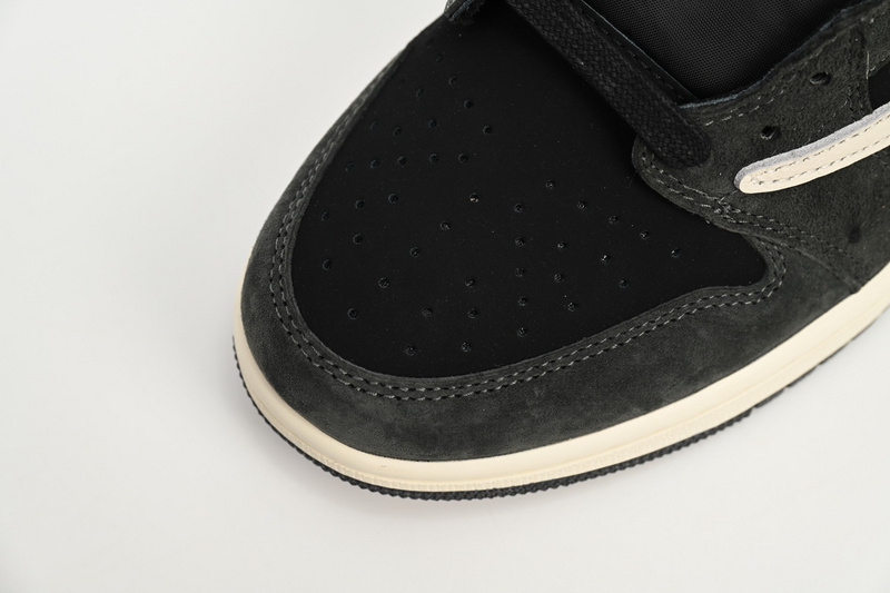  PRO Travis Scott x Air Jordan 1 Low Black Grey Low Help