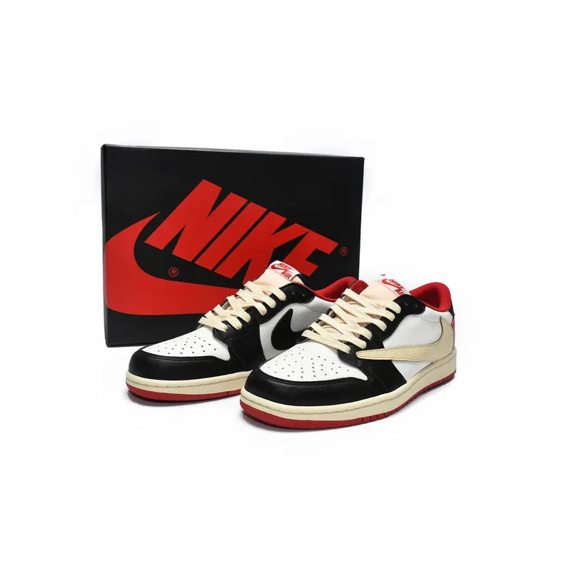  PROTravis Scott x Air Jordan 1 Low Black Red