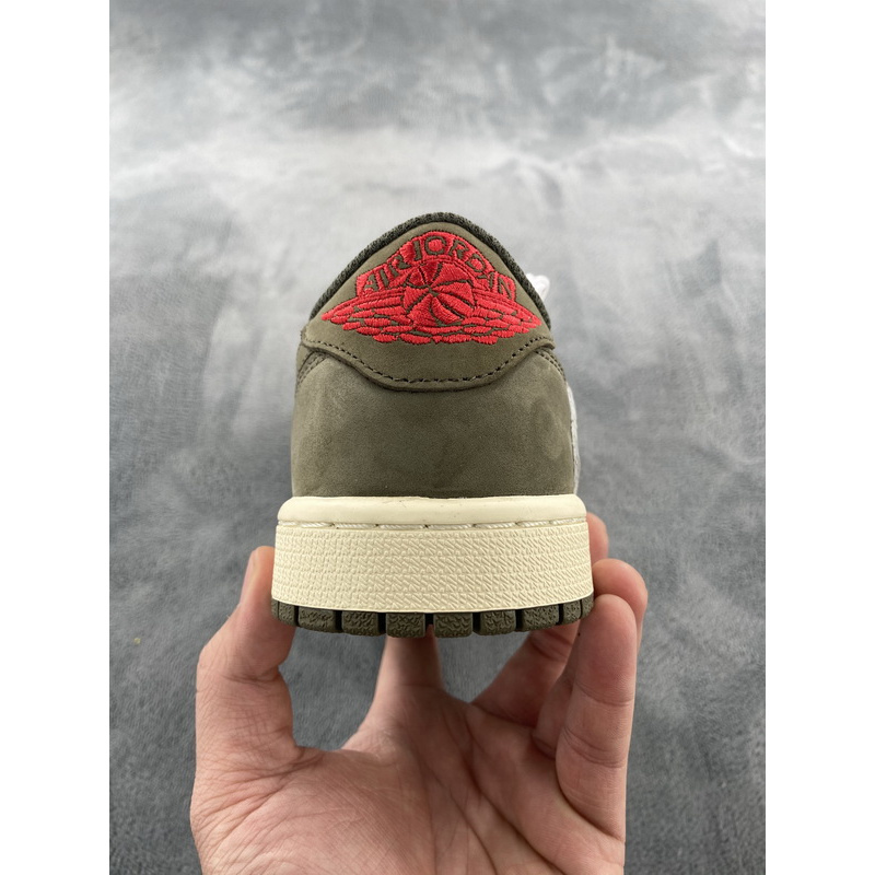  PROTravis Scott x Air Jordan 1 Low Dark Green