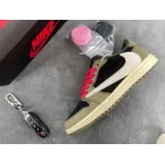  PROTravis Scott x Air Jordan 1 Low Dark Green