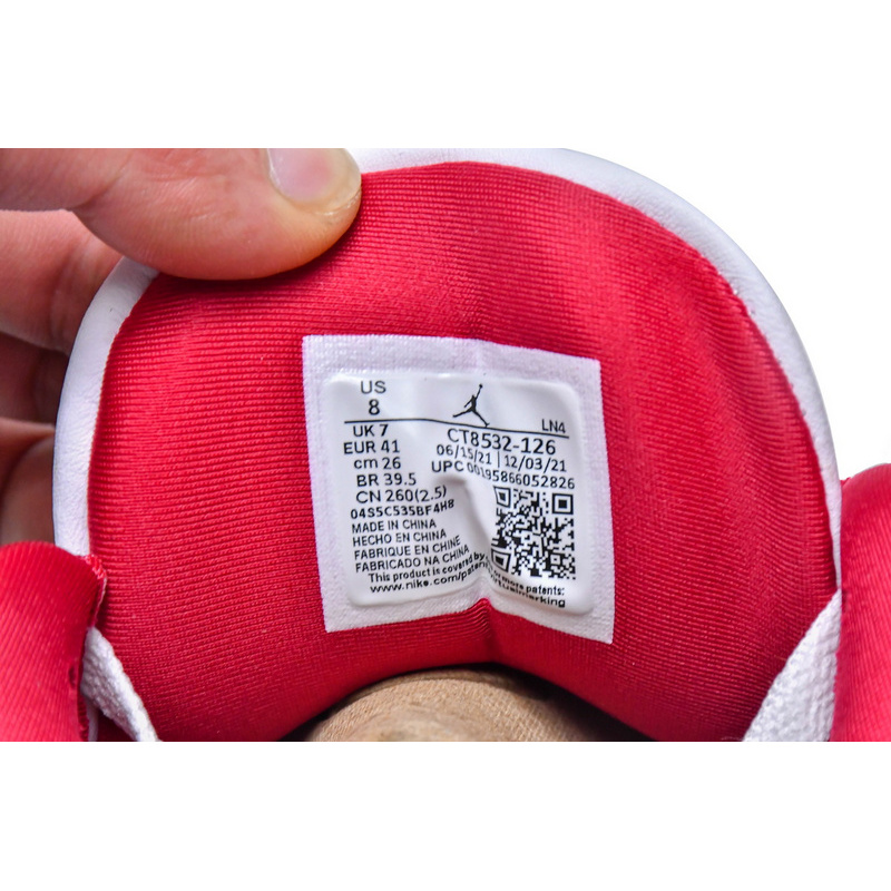 BS Air Jordan 3 Retro Cardinal Red