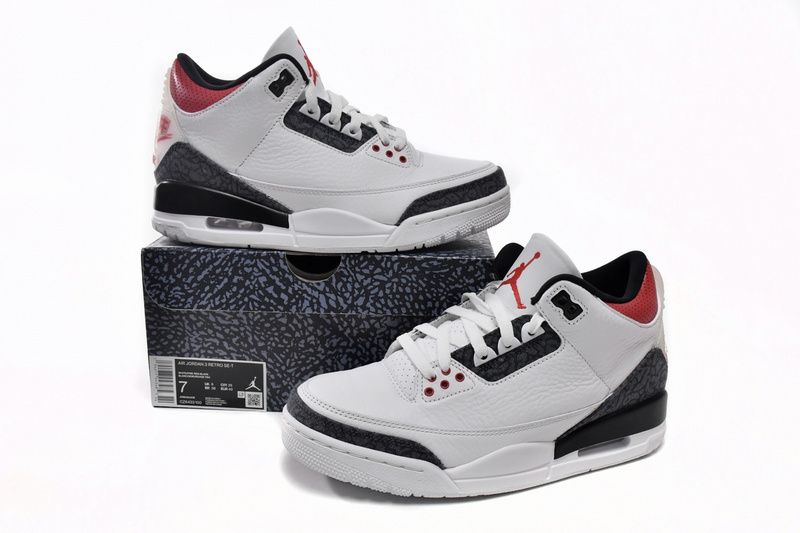 BS Air Jordan 3 Retro Flame Red