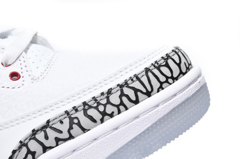 BS Air Jordan 3 Retro Free Throw Line White Cement