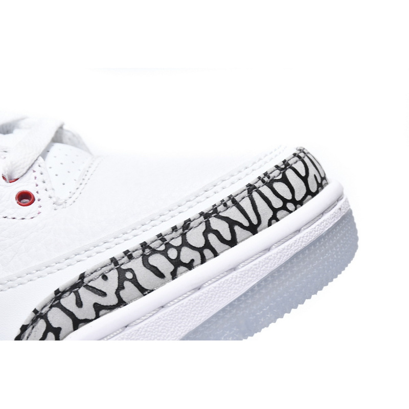 BS Air Jordan 3 Retro Free Throw Line White Cement