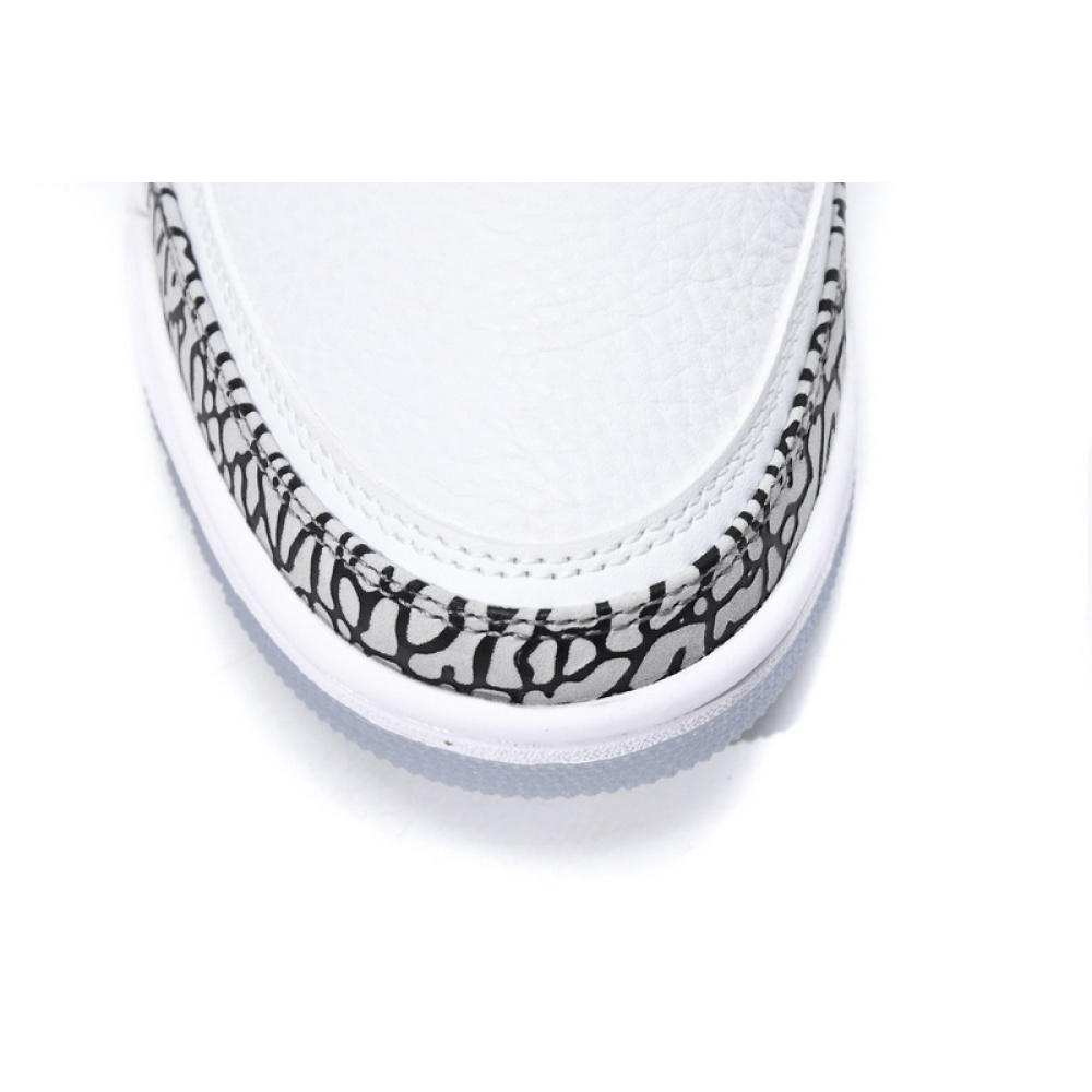 BS Air Jordan 3 Retro Free Throw Line White Cement