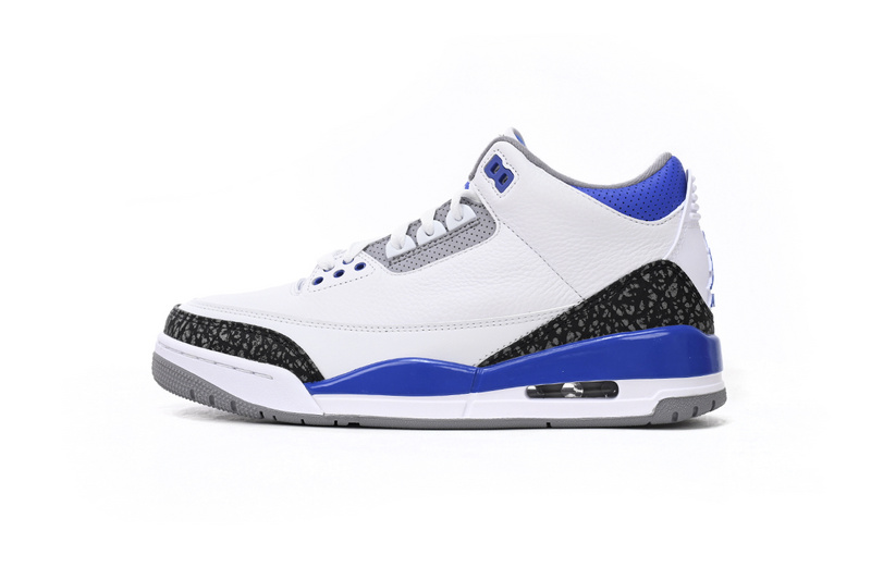 BS Air Jordan 3 Retro Racer Blue