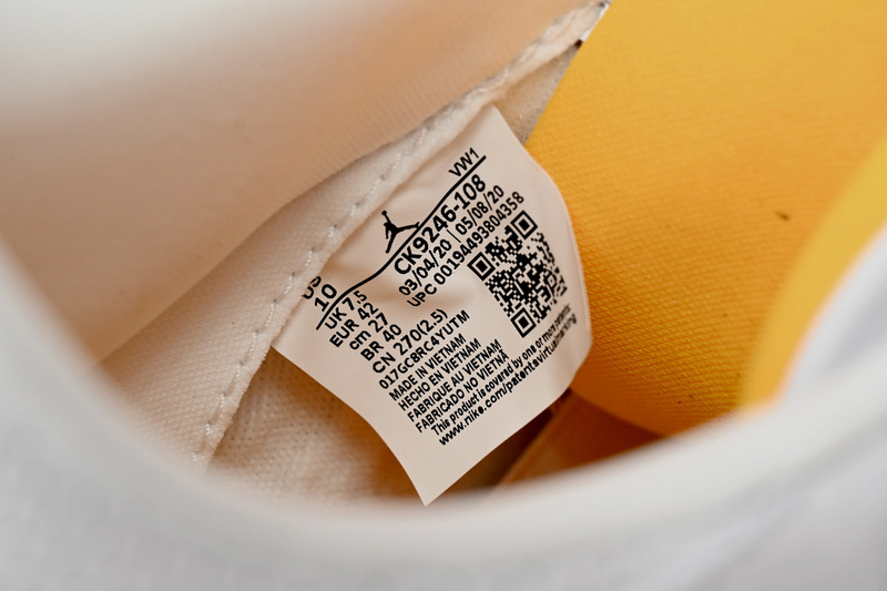 BS Air Jordan 3 Retro White Orange