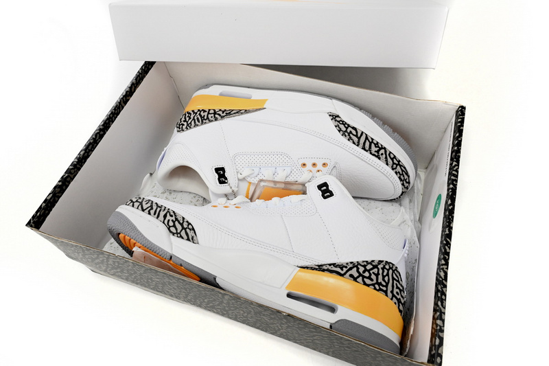 BS Air Jordan 3 Retro White Orange