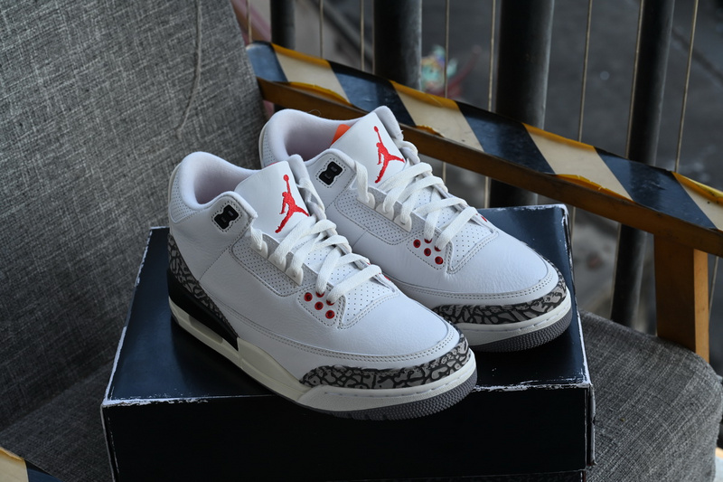 BS Air Jordan 3 White Cement Reimagined