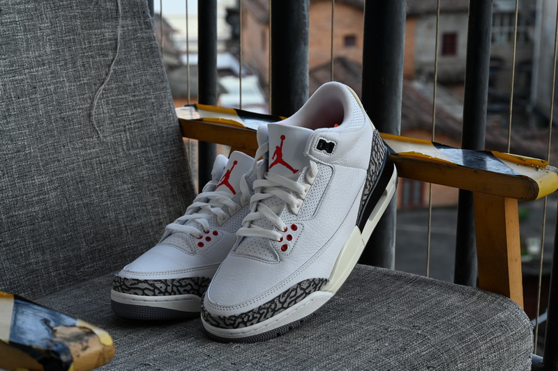 BS Air Jordan 3 White Cement Reimagined