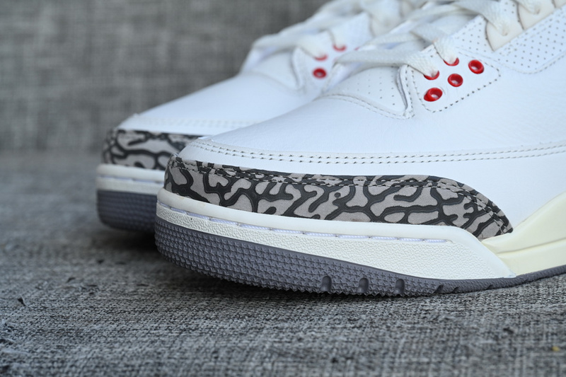 BS Air Jordan 3 White Cement Reimagined