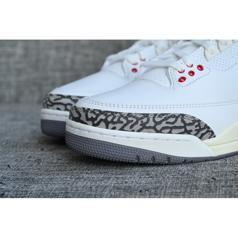 BS Air Jordan 3 White Cement Reimagined