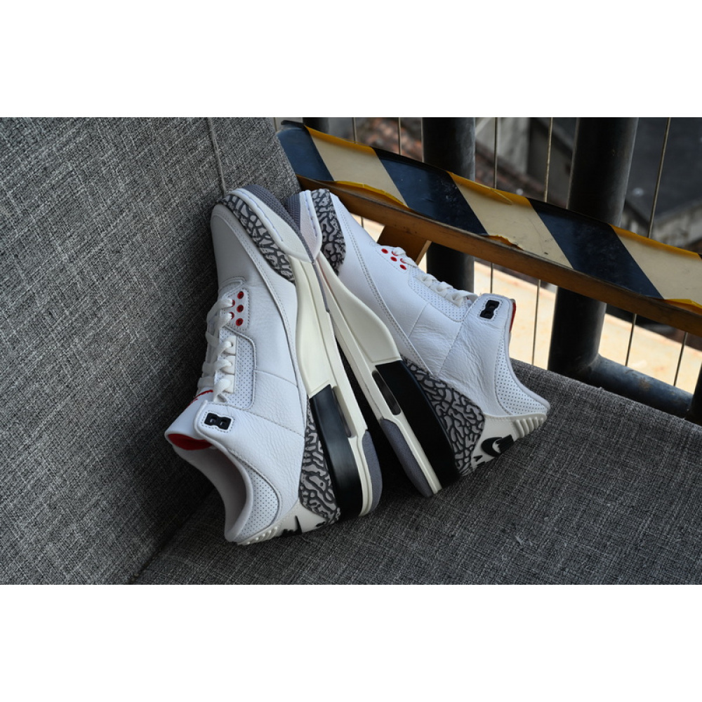 BS Air Jordan 3 White Cement Reimagined