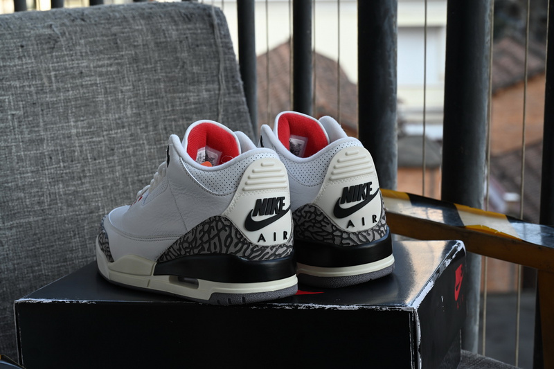BS Air Jordan 3 White Cement Reimagined