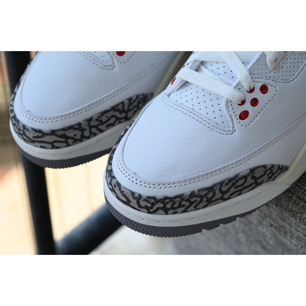 BS Air Jordan 3 White Cement Reimagined