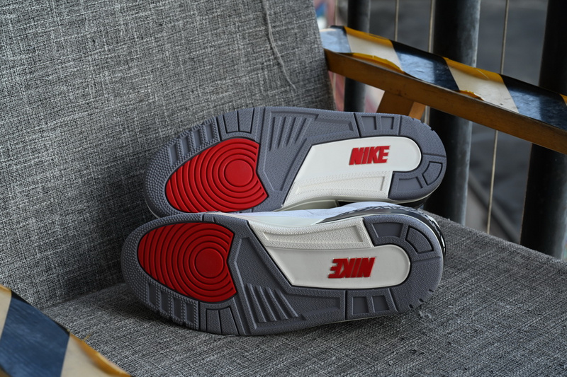 BS Air Jordan 3 White Cement Reimagined