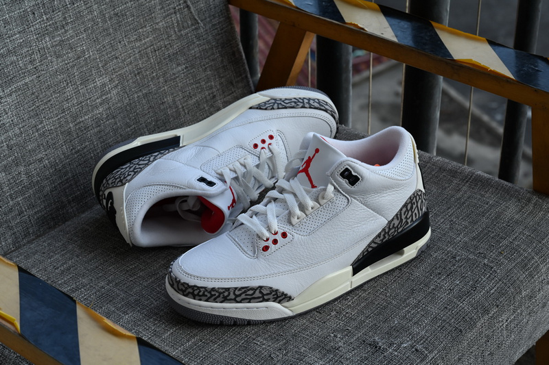 BS Air Jordan 3 White Cement Reimagined