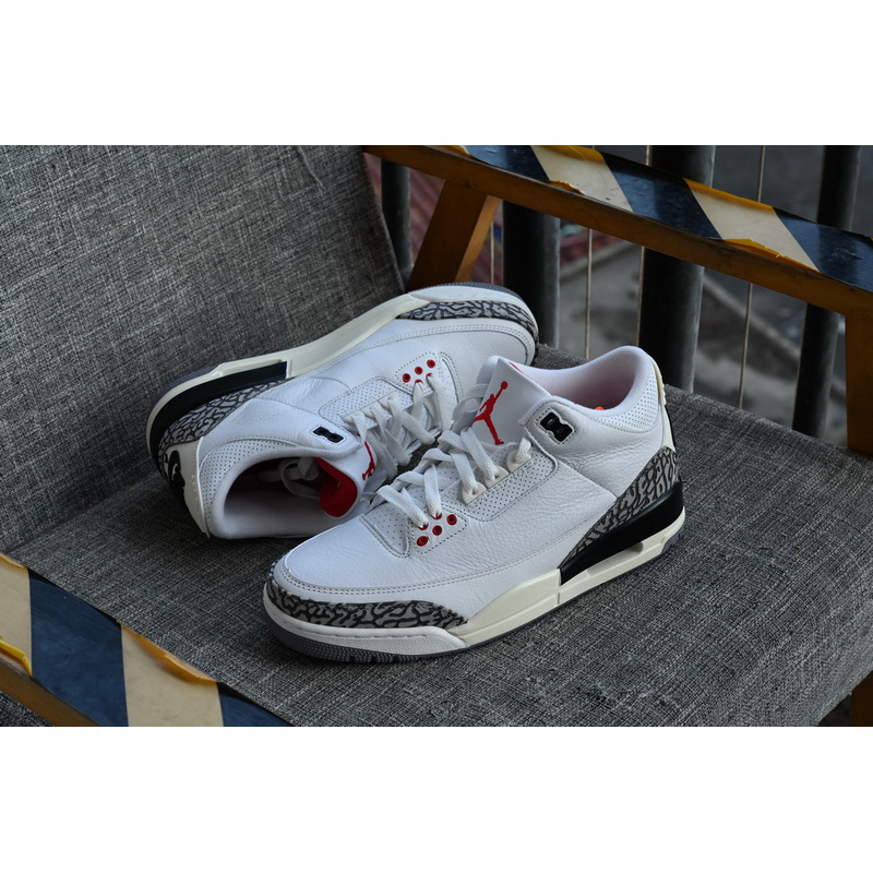 BS Air Jordan 3 White Cement Reimagined
